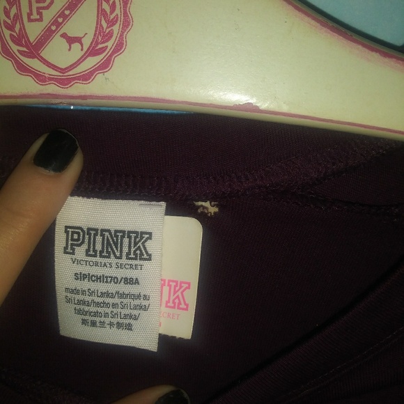 nwt vs pink bling long sleeve tee - Picture 2 of 3